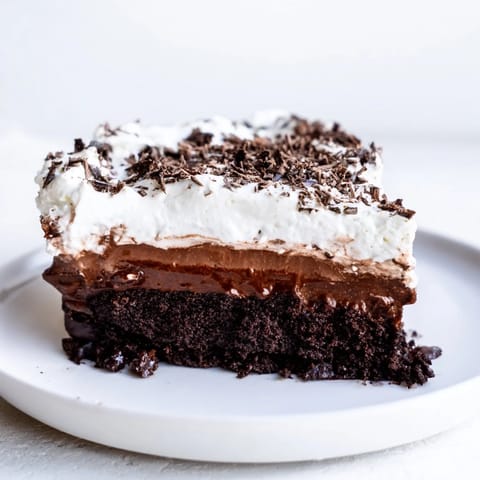 Decadent layered chocolate dessert