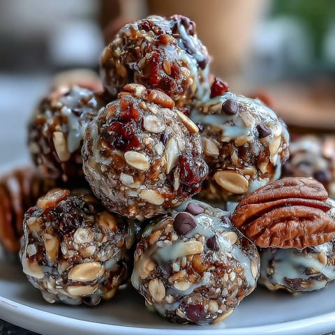 Wholesome nut-free energy balls packed with oats, honey, and seeds, offering a naturally sweet, satisfying snack for all ages.
