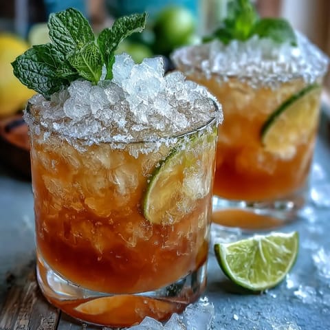 Vibrant Cinco de Mayo margarita mocktail with salted lime rim, fresh citrus, and sparkling water in festive glasses.