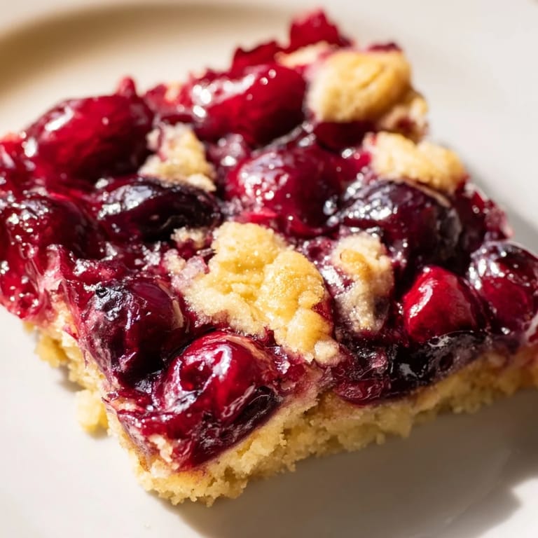 Fresh-baked Dump Cake with fruit pie filling, perfectly golden, and ready for dessert.