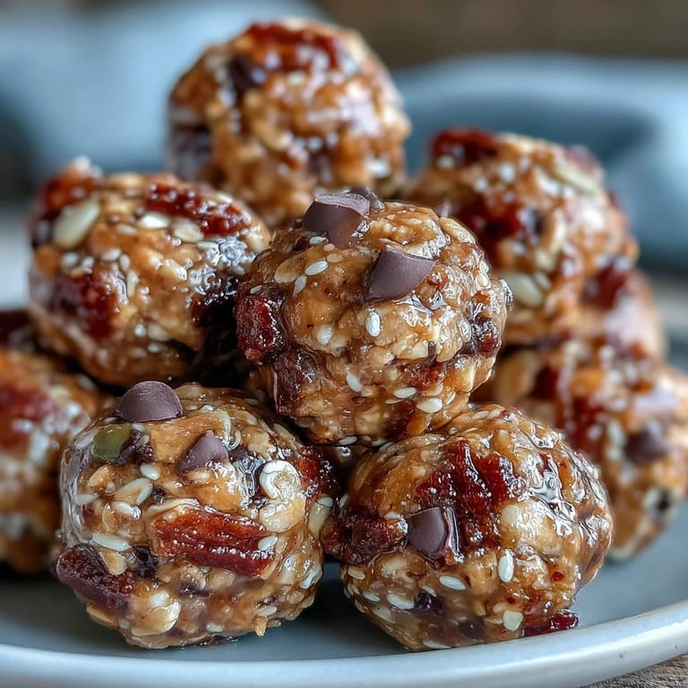 No-bake energy balls with oats and honey, loaded with sunflower and pumpkin seeds, ideal for allergy-friendly lunchboxes or quick bites.