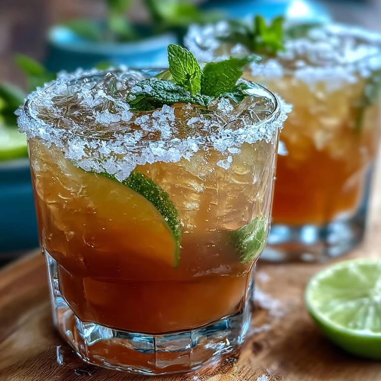 Refreshing non-alcoholic margarita mocktail featuring tangy lime and orange juice, agave sweetness, and a salted rim for Cinco de Mayo.