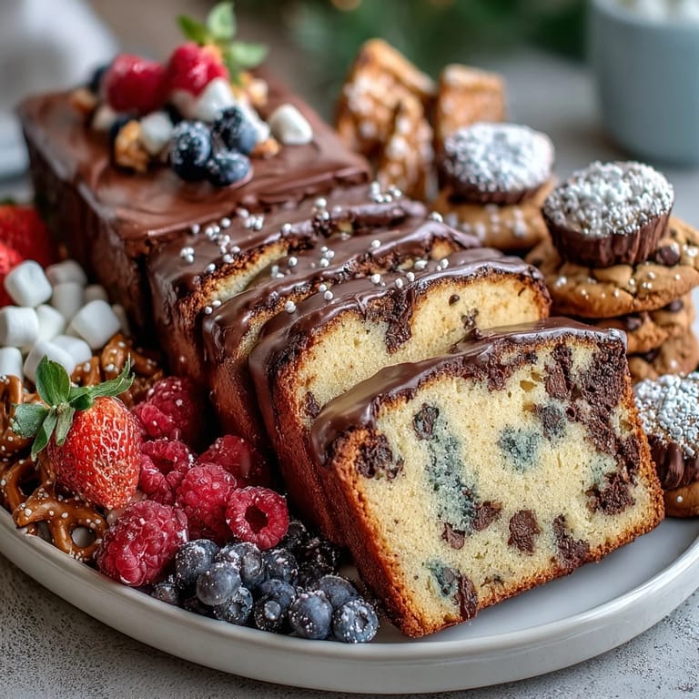 Indulge in a festive spread of brownies, berries, and chocolate-covered pretzels for any graduation celebration.