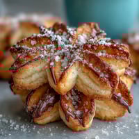 Beautiful flower-shaped shortbread cookies with golden edges and delicate texture, ideal for spring tea parties or gifting.